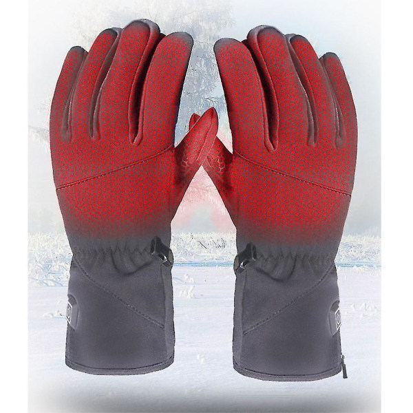 Elvärme thermal handske med justerbart handledsband Helfingerhandskar