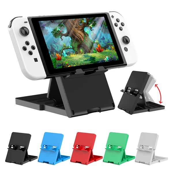 1 stk (blå) egnet til Nintendo Switch-holder, lille og let