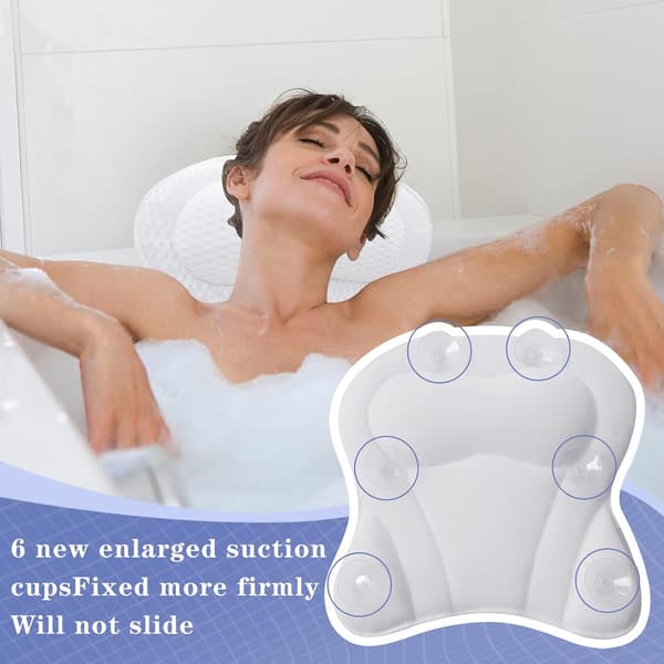 4D luftmaske bademåtte, ergonomisk spa-bademåtte, egnet til alle ty