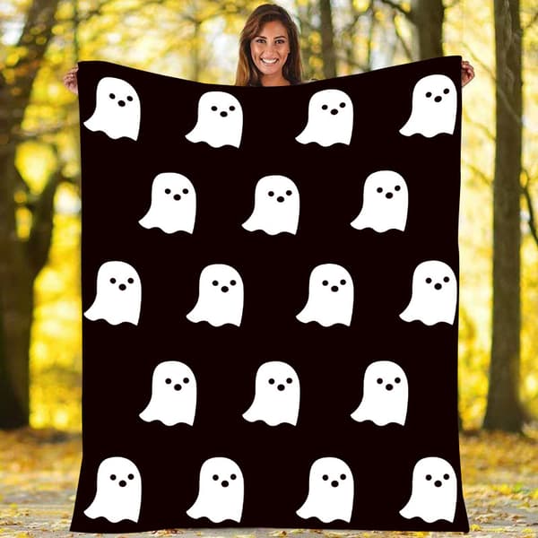 75CM x 100CM Halloween-teppe, perfekt for sofakvelder og senger - 44