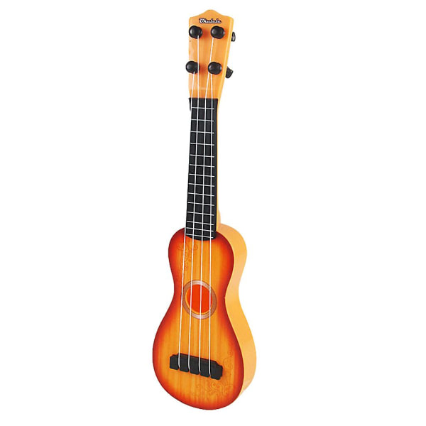 Miniinstrument gitarr Ukulele leksak Tecknad musikalisk leksak barn lärande present
