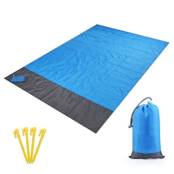 Vattentät strandfilt utomhus portabel picknickmatta Camping markmatta Madrass