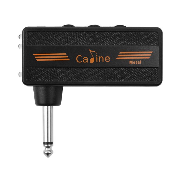 Ca-101 Guitar Headphone Amp Mini Plug-förstärkare Uppladdningsbar med distorsionseffekt för elgitarr