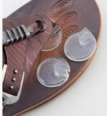 5 Par Silikon Tåskydd Sandaler Transparenta Tofflor