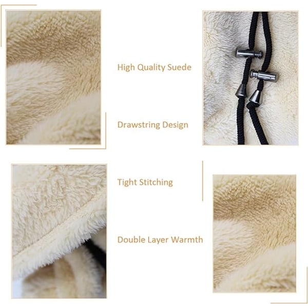 Sherpa Huva Skidmask, Fleece Balaclava Vindtät Vintermask