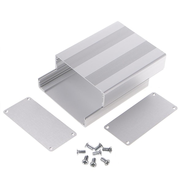 Aluminium Box Inkapsling Case Projekt Elektronisk För Pcb Board gör det själv 130x110x50mm