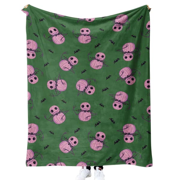 75CM x 100CM Halloween Tæppe, Perfekt til Fest Sofa Senge - 68