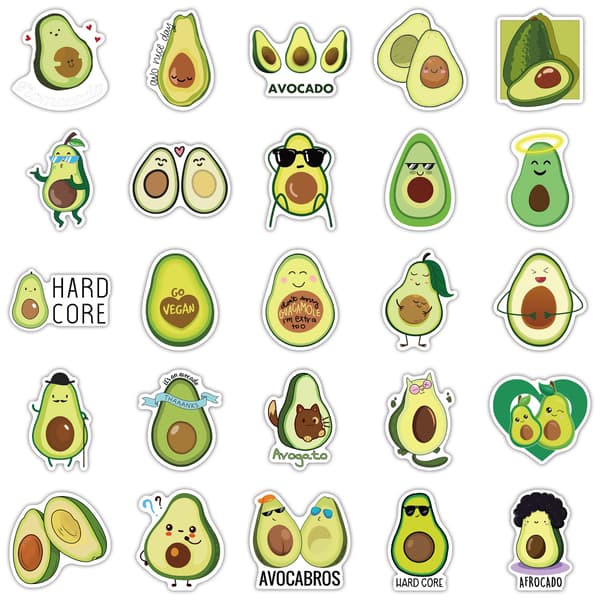 Tarrapaketti - Avocado monivärinen