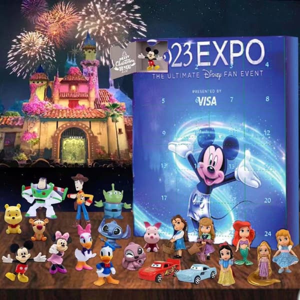 Adventskalender 2025: 24 Blind Box Figurinpynt - Sett C C