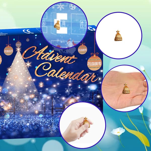 Julkalender med 24 överraskningar för mobiltillbehör