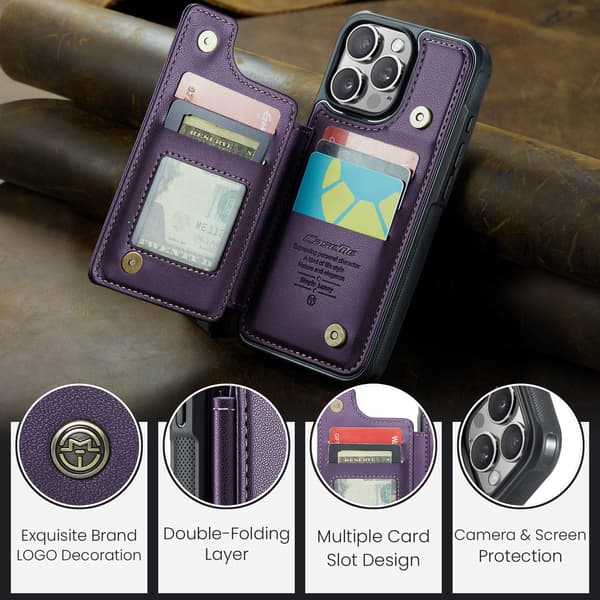 Flip Cover til iPhone 14 Pro Max, Lilla