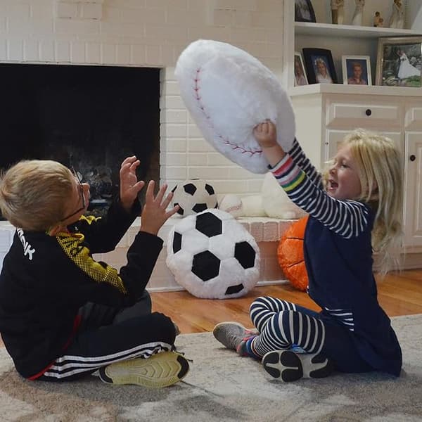 Basebollkudde Stor Basebollkastkudde Mjuk Fylld Baseboll P