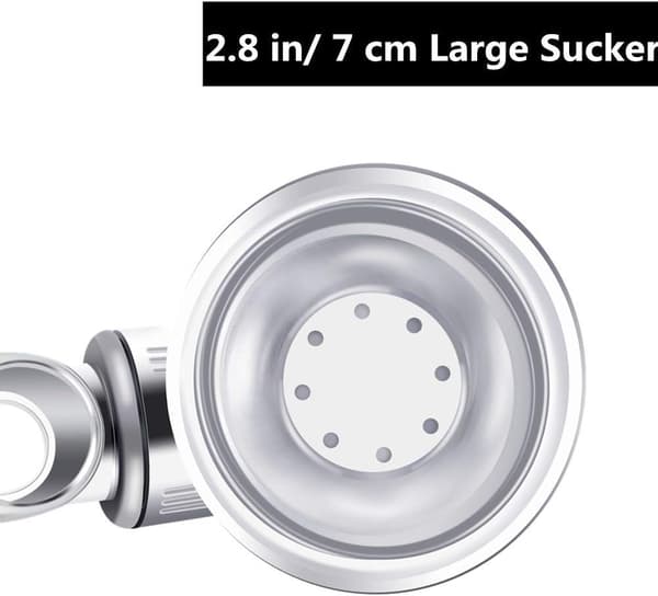 Duschhuvudhållare, Sugkopp Handduschkrok, Väggmonterad