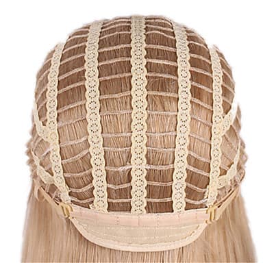 Kort Bob-Parukk for Kvinner, Gradert, Midtskill, Kjemisk Fiber