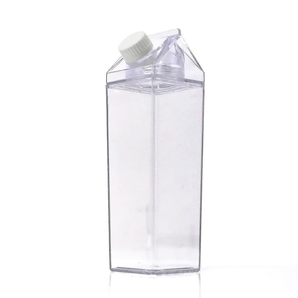 Dryckesgods Ps Material Fyrkantiga Mjölk Vatten Juice Cups För Utomhusklättring Camping