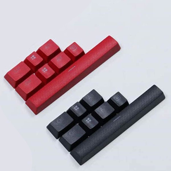 Pbt Keycaps för Corsair för Logitech G710+ tangentbord, för Cherry (svart)