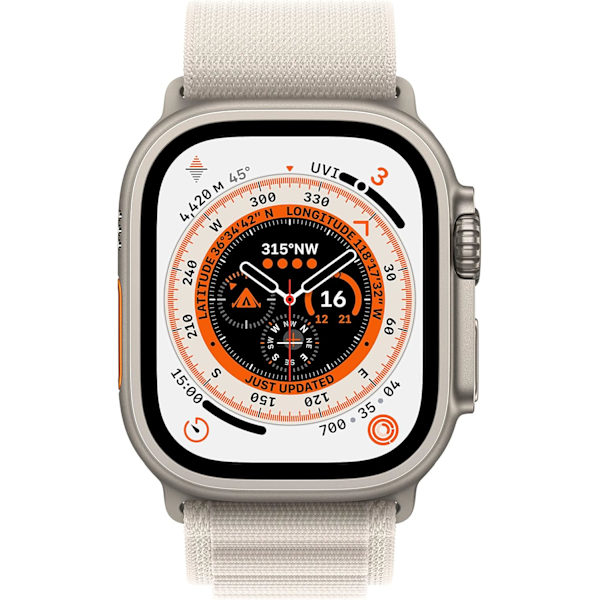 Apple Watch 49mm Starlight Alpine Loop