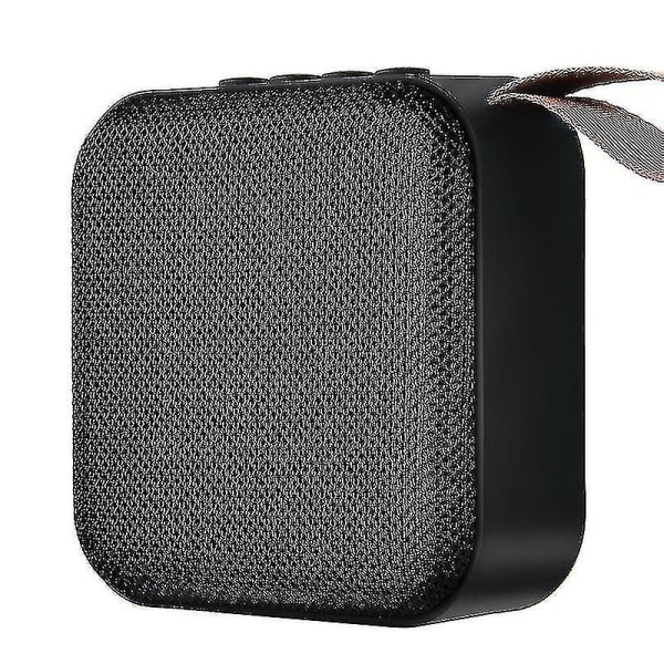 Trådlös Bluetooth minihögtalare Stereo Portabla högtalare Subwoofer Bluetooth 4.2 med högtalare (svarta)