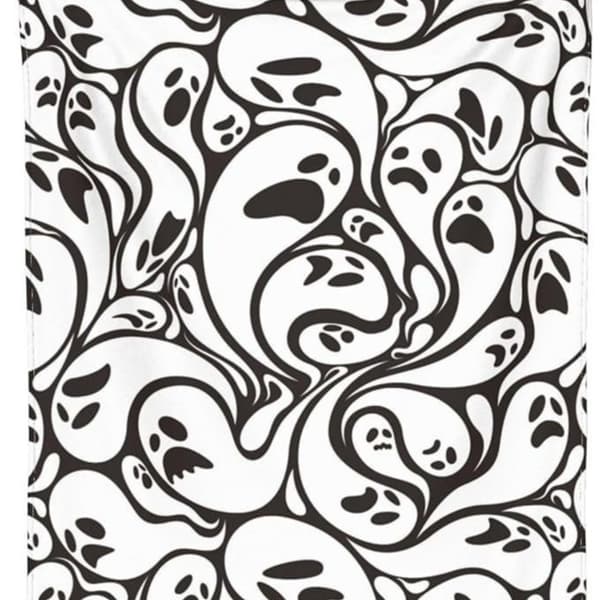 100CM x 150CM Halloween Tæppe, Perfekt til Sofaer og Senge til Fester - 18