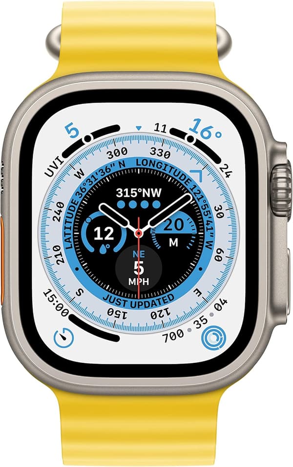 Apple Watch 49mm Gul Ocean Rem