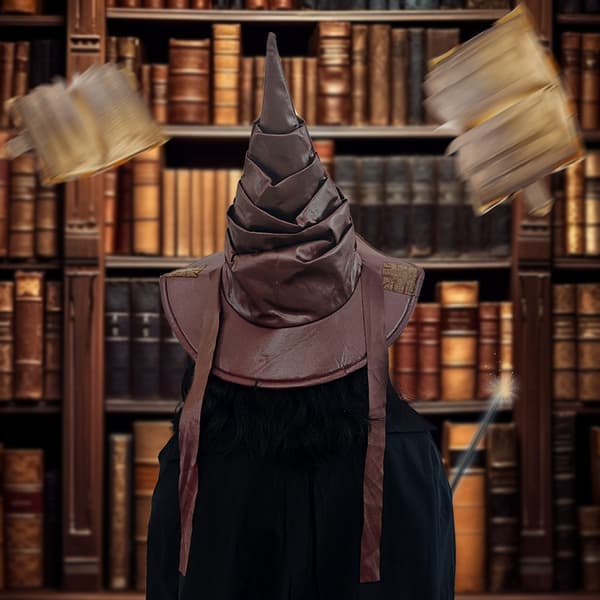 Harry Potter Sorteringshatt, Halloweenhatt - Lærhatt
