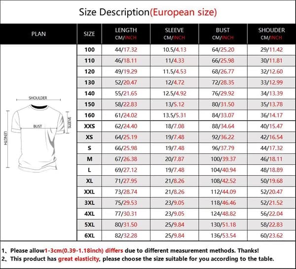 3D Digitaltryck Oversized Crew Neck Kortärmad T-shirt - 20 - Storlek M M