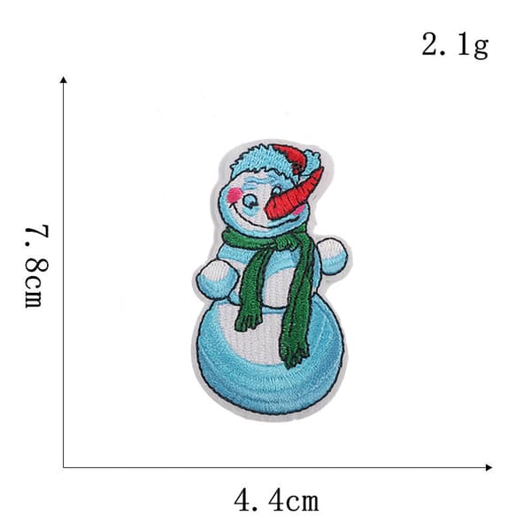 26 st julserie älg tomte datorbroderad tyg
