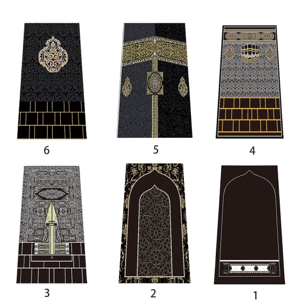 Muslimsk bön Matta Blomma för palats Islamisk Interaktiv bön Rituell matta Prydnad för Eid Ramadan Festdekoration Religiösa gåvor