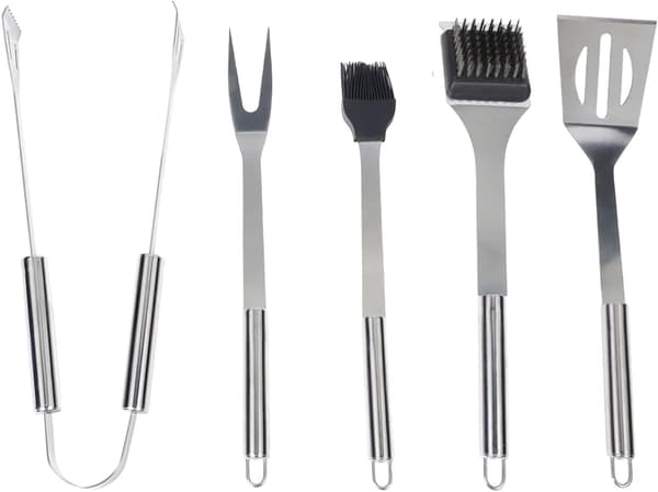 Grillredskaber Grillkit - Rustfrit Stål Grilltilbehør