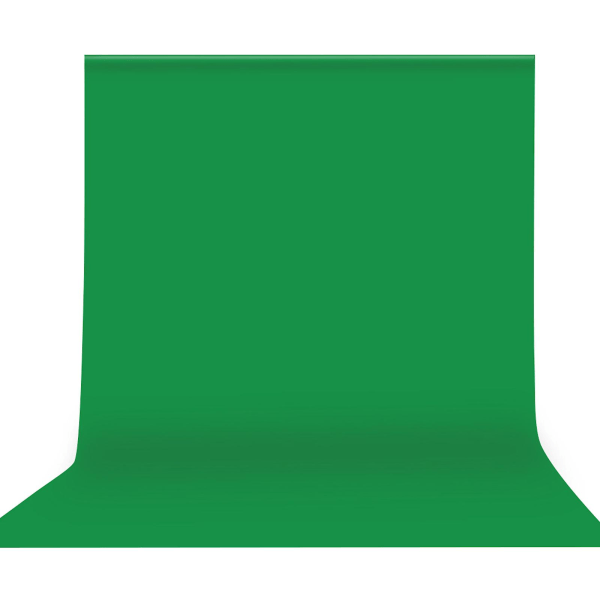 3 * 6m / 10 * 19.7ft Professionell Green Screen Bakgrund Studiofotografi Bakgrund Tvättbar Slitstark Polyester-bomullstyg Sömlös Desi i ett stycke