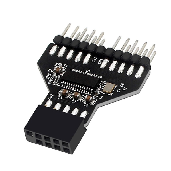 USB 2.0-kontakter för Rgb Usb2.0 9pin Interface Splitter-datoradapter