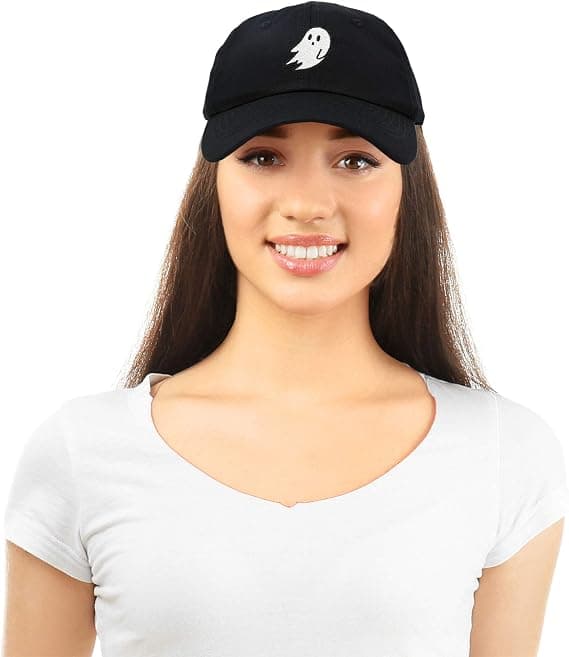 Spøgelsesbroderi Dad Hat Baseball Cap Sød Halloween