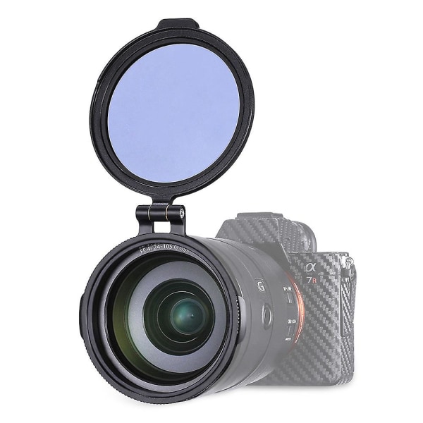 R-72 72 mm snabbfiltersystem Kameraobjektiv Nd-filter Metalladapterring Kompatibel med Canon Nikon Sony Olympus Dslr-kameror
