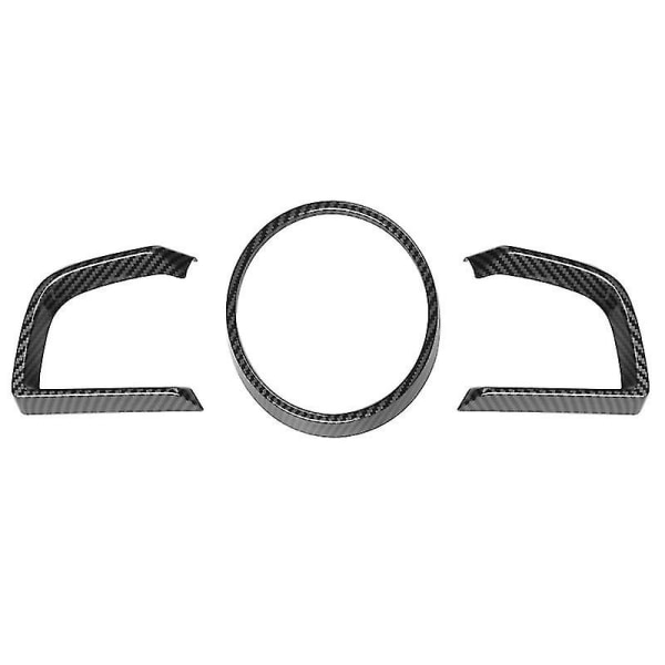 För Mazda 3 Axela 2014-18 kolfiber instrumentbräda interiör cover Trim