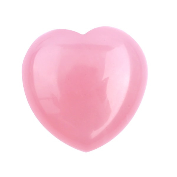 4 st Healing Crystal Rose Quartz snidad hjärtform Rosa sten Reiki Balanserande halvädelstensdekor