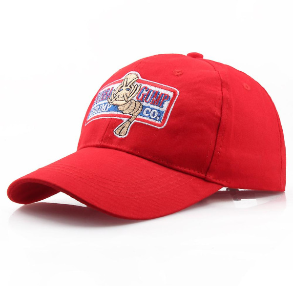 Forrest Gump Recover Baseballkeps cap 1994 Bubba Gump Shrimp Co. Broderi Snapback Bomull Red Hat Dad Hat