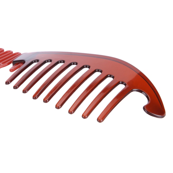 Förlängd elastisk hästsvanshållare kam sammankopplad bananklämma fastsättning på båda sidor hår