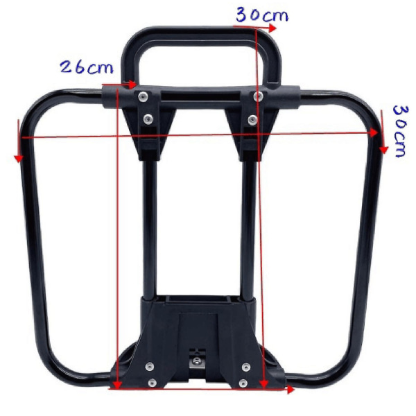 Uppgradera Folding Bike S-bag C-bag Alloy Front Rack Skolväska Rack