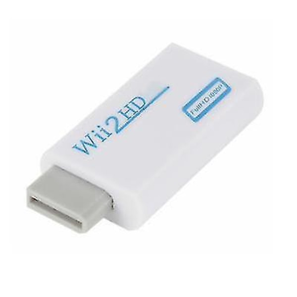 Wii till hdmi-omvandlare, stöd för hd 1080p-omvandlare, Wii till hdmiwhite