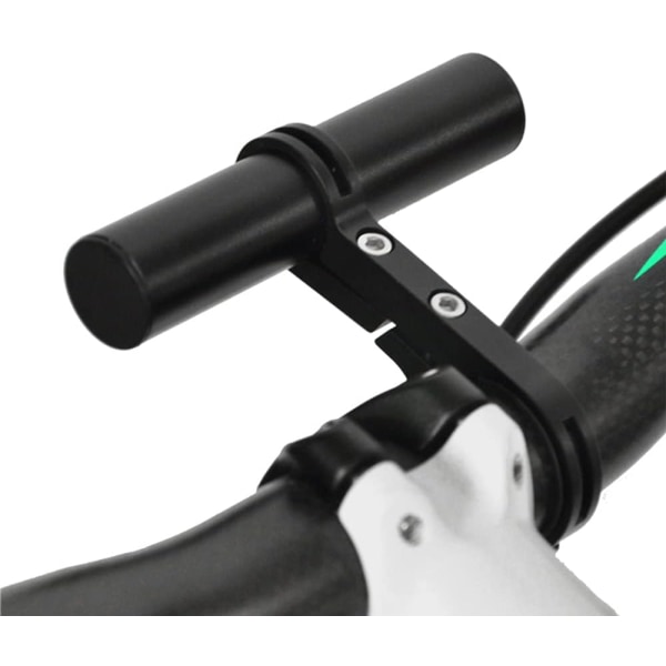 Cykelstyreförlängare, styrförlängare, aluminium cykeltillbehörsfäste för att fästa cykelljus, hastighetsmätare eller telefonhållare