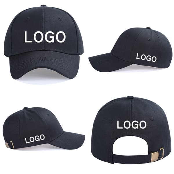 Baseball Cap Golf Far Hat sort voksen justerbar