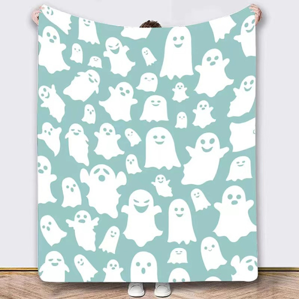 100CM x 130CM Halloween-teppe, perfekt for sofaparty-senger - 49
