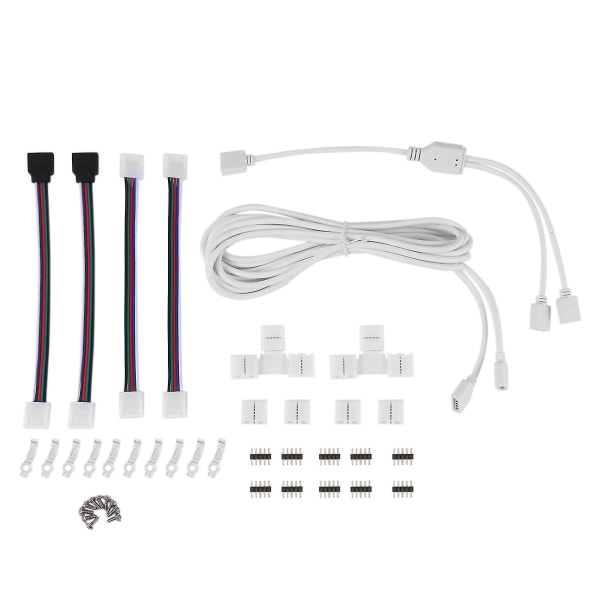 5-pin Led Strip Connector Kit - 10mm 5050 Rgbw Led Connector Kit