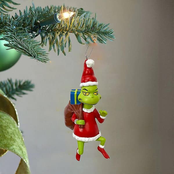 Grøn Monster Julevedhæng Dekoration