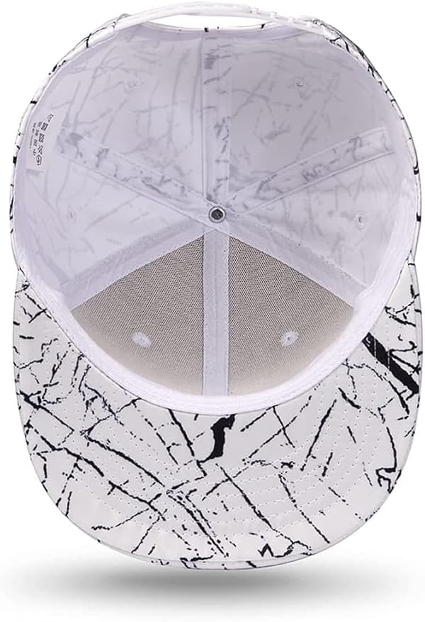 Klassisk Snapback-caps Hip Hop Flat Bill Visor Cap - Unisex Voksen A