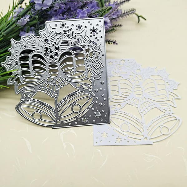 Julklocka Metallstansar Schabloner DIY Scrapbooking Album Papperskort