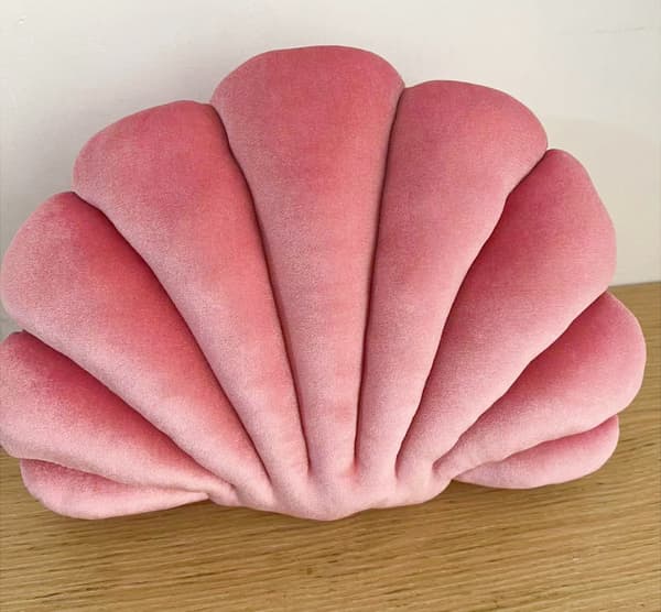 Seashell Dekorativ Pude, 1 Fløjlspudebetræk Ocean