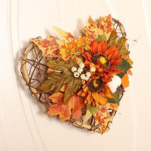 Efterårs Krans Kunstig Efterårs Krans 28cm Halloween Thanksgiving Fr