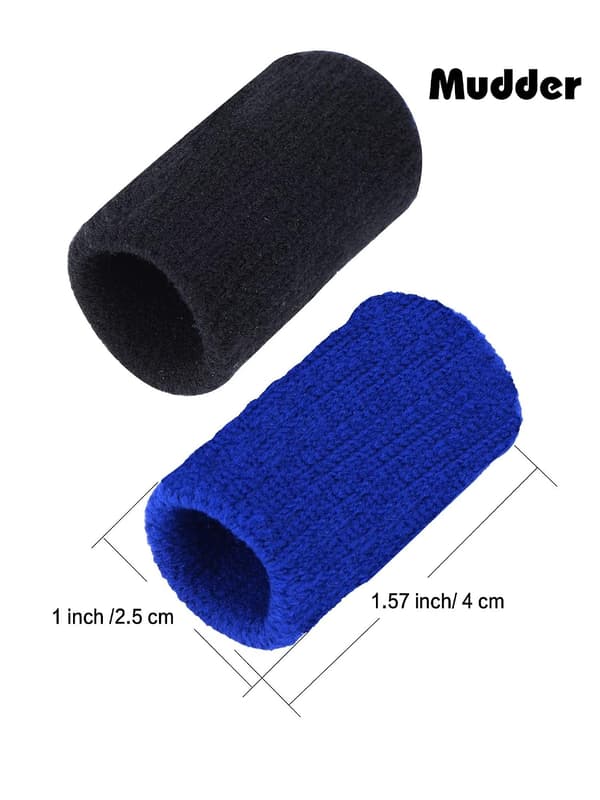 10 stk. fingerbeskyttere elastisk beskyttelse fingerstøtte Su
