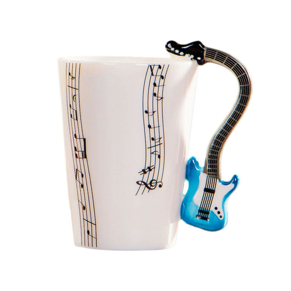Keramisk kaffemugg för Creative Butt Cup Gitarr Desktop Decor Cup Vattenflaska